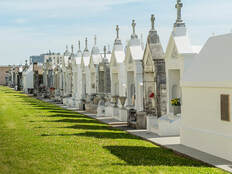 Picture of a cemetery in New Orleans