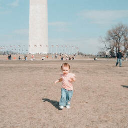 Picture of a young girl in Washington, DC
